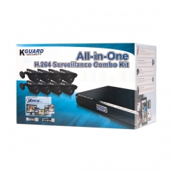 Комплект видеонаблюдения KGuard Security BR401-4CW214H